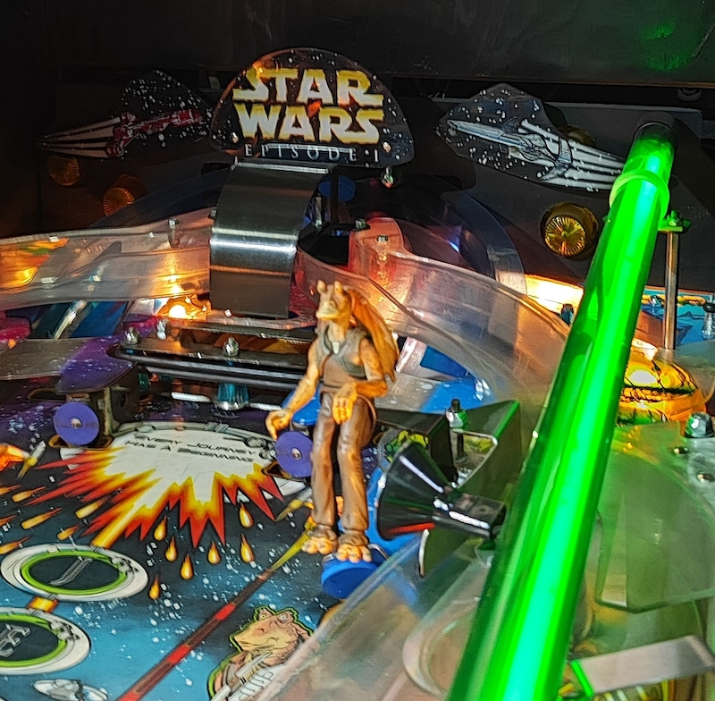 The Simpsons Pinball Party - Backglass